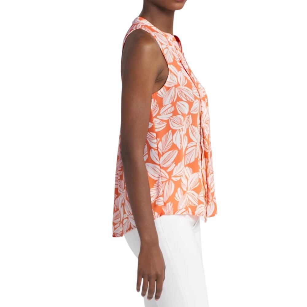 41Hawthorn MEDIUM Breyson Pleat Detail Split Neck Blouse - Stitch Fix Top - Picture 5 of 16